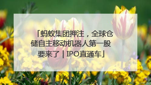 蚂蚁集团押注，全球仓储自主移动机器人第一股要来了｜IPO直通车