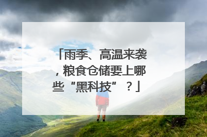 雨季、高温来袭，粮食仓储要上哪些“黑科技”？