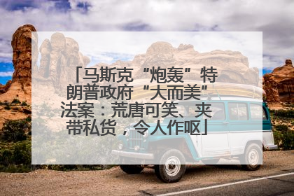 马斯克“炮轰”特朗普政府“大而美”法案：荒唐可笑、夹带私货，令人作呕