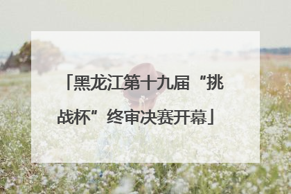 黑龙江第十九届“挑战杯”终审决赛开幕