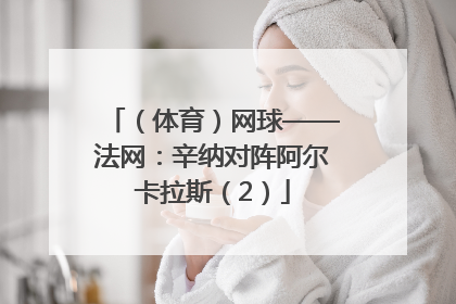 （体育）网球——法网：辛纳对阵阿尔卡拉斯（2）