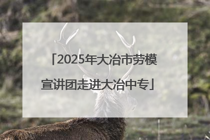 2025年大冶市劳模宣讲团走进大冶中专