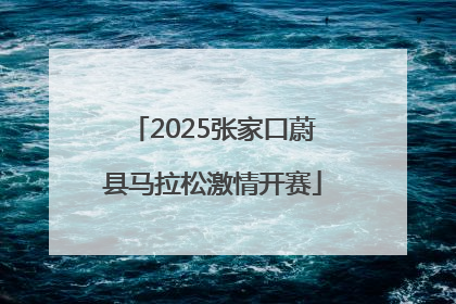 2025张家口蔚县马拉松激情开赛