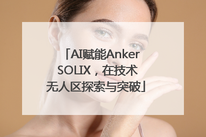 AI赋能Anker SOLIX，在技术无人区探索与突破